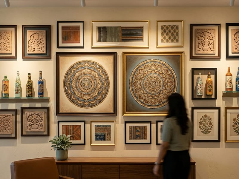 Office Wall Installation — Premium Corporate Art — custom handmade artwork by Just For Purpose