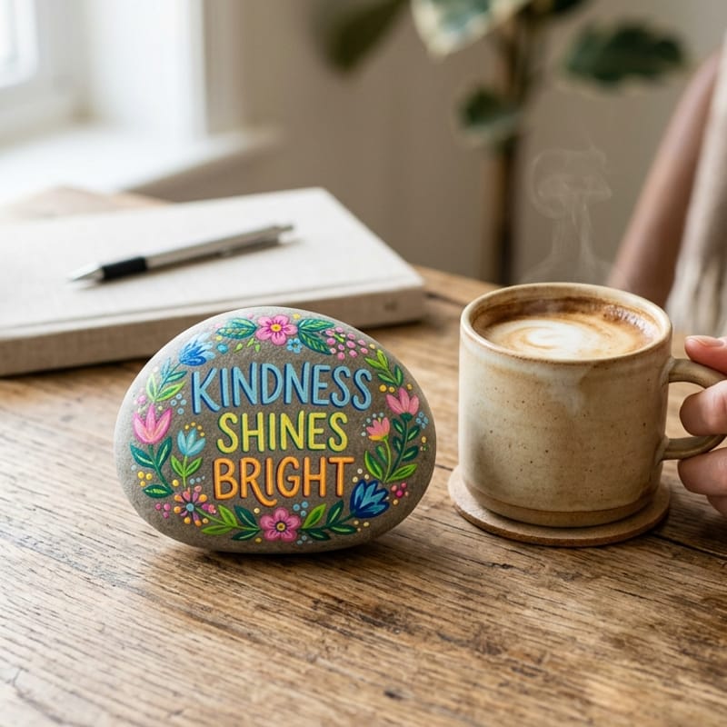 Painted Kindness Stone